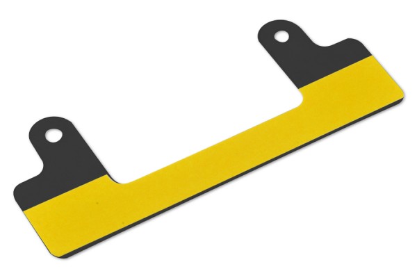 Abheftvorrichtung selbstklebend schwarz