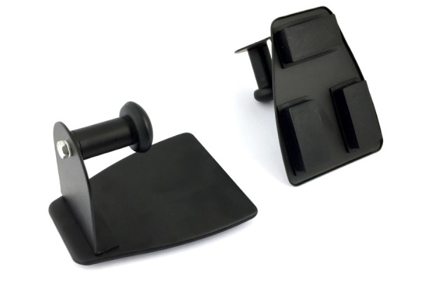 Portarotoli di carta magnetico, 2 pezzi, nero