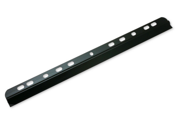 Listelli a morsetto con linguetta di fissaggio, versione da 3-4 mm, nero