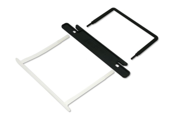 Flexiheftung, schwarz-transparent