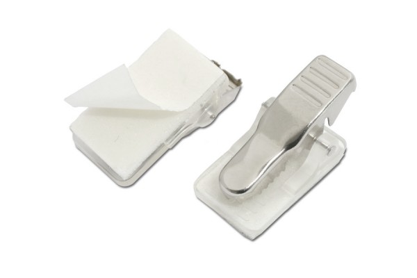 Krokoclip in metallo, autoadesivo, senza spilla da balia