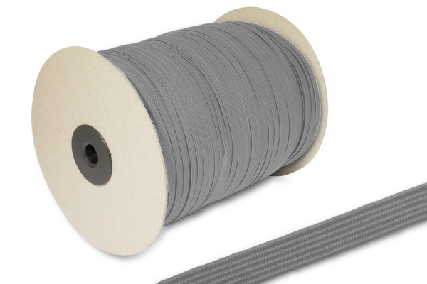 Gomma piatta, in rotolo da 500 m, grigia