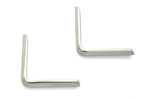 Buchecken silber vernickelt