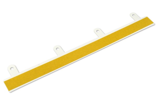 Abheftvorrichtung selbstklebend weiss