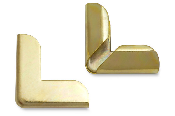 Buchecken, passiviert, 20 mm Schenkellänge, 5 mm Fassung