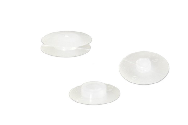 Briefknöpfe transparent