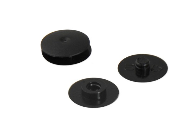 Briefknöpfe schwarz