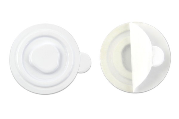 CD-Halter selbstklebend weiss