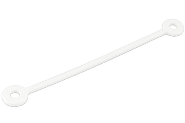 Schlaufen für Buchschrauben weiss