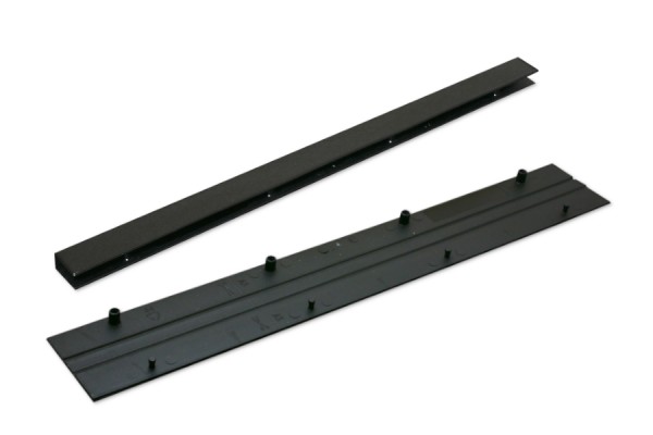 Meccanismi a incastro in plastica, nero