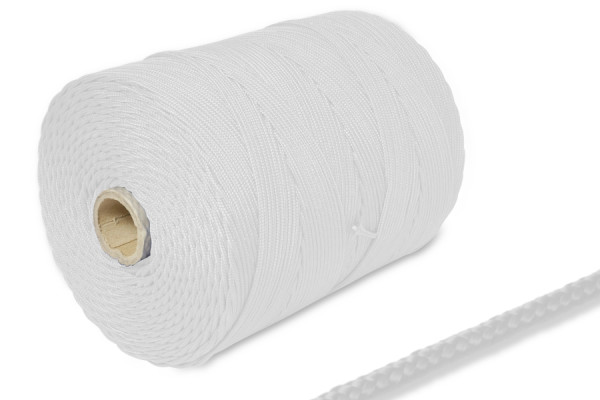 Cordoncino in PP, Ø 2 mm in rotolo da 500 m, bianco