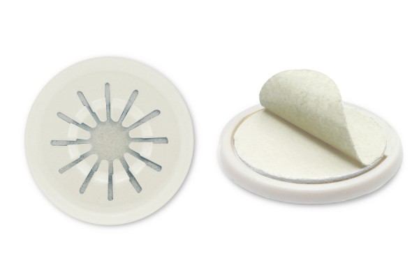 Supporti per CD, diametro 30 mm, bianco