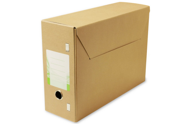 Gemeinde-Archivboxen, 370 x 115 x 265 mm, braun