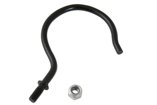 Ganci per campionari in metallo, 78 mm, con filettatura, neri