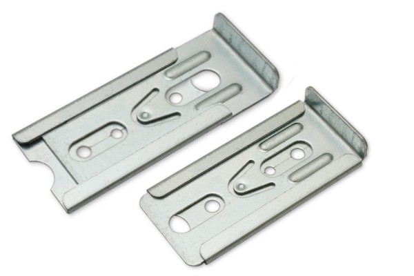 Dispositivo di sospensione estraibile per raccoglitori ad anelli + cartelle, zincato