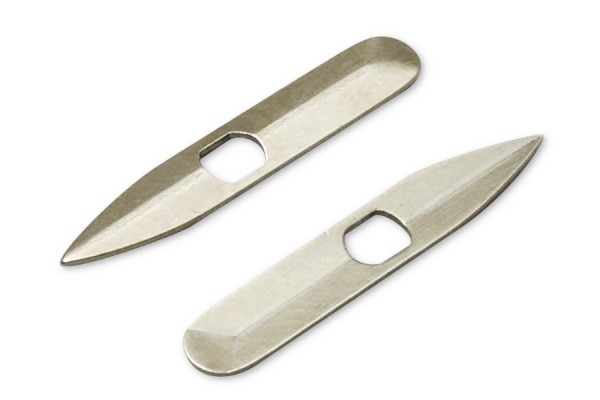 Copiglie in metallo nichelate per fili tessili