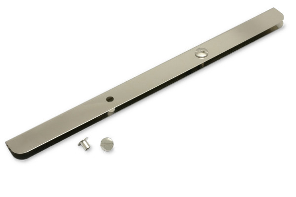 Guide per menu A5, nichelate, foratura da 80 mm, viti incluse