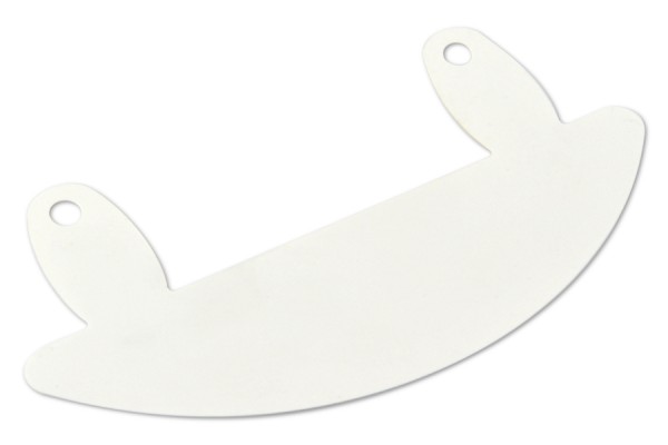 Abheftvorrichtung halbrund weiss