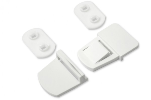 Kofferverschlüsse, weiss