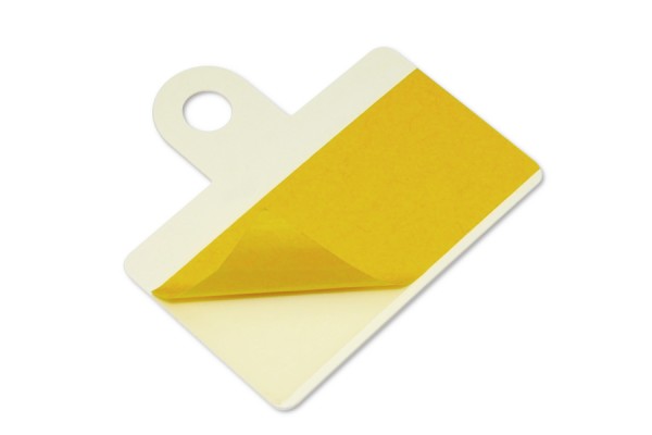 Ganci per fori, autoadesivi, 42 x 25 mm, bianchi