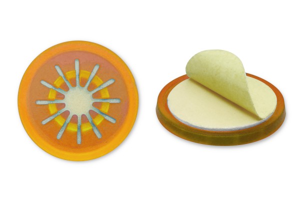 Supporti per CD, diametro 30 mm, arancione