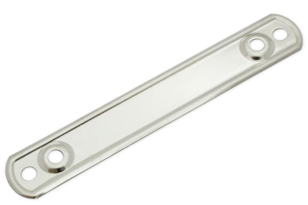 Piastre di rivettatura per molle a spirale, 115 x 19 mm, stagnate