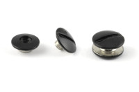 Buchschrauben schwarz 2 mm
