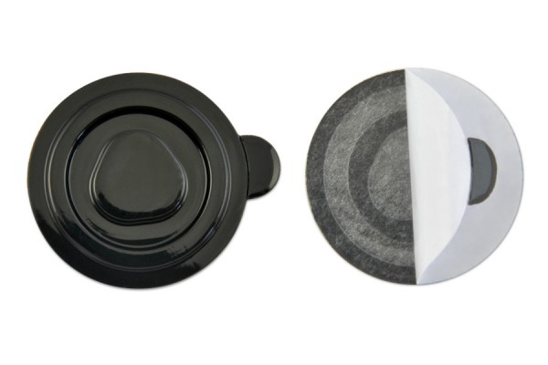 CD-Halter selbstklebend schwarz