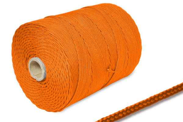 Cordoncino in PP, Ø 2 mm in rotolo da 500 m, arancione