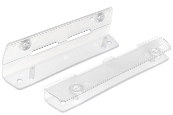 Meccanismi a pressione in plastica, naturale/trasparente