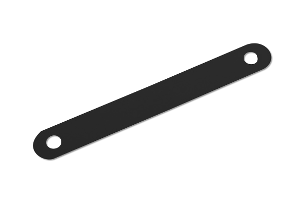 Kunststoffdeckleisten, 95 x 12 mm, schwarz