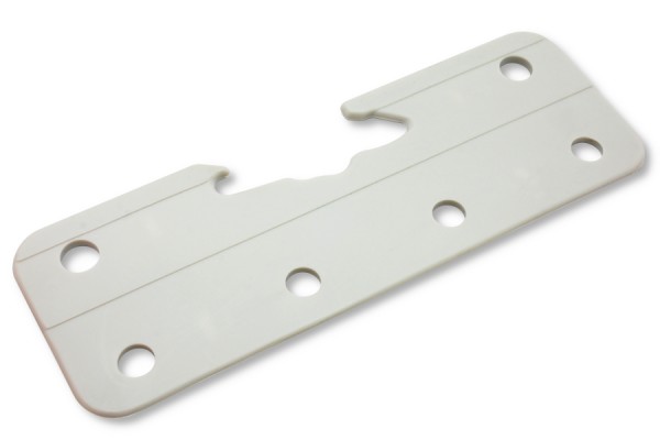 Accessori per cartelle a pendolo da rivettare, plastica, grigio, per portadocumenti