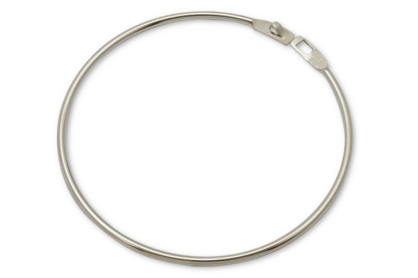 Anelli per campionari, nichelati