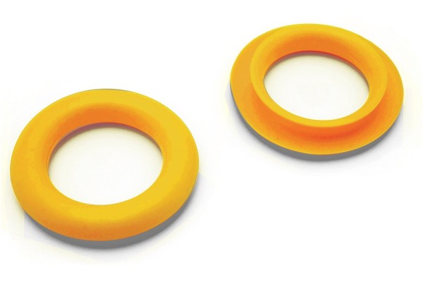 Anelli per fori di presa, in plastica, gialli