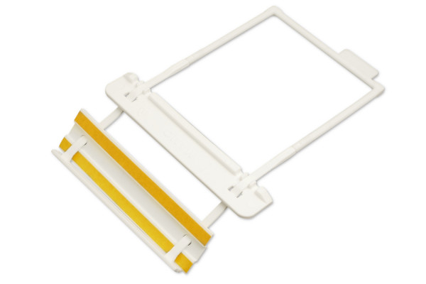 Cavallotti di archiviazione "Mamo-Mechanik", autoadesivo, bianco