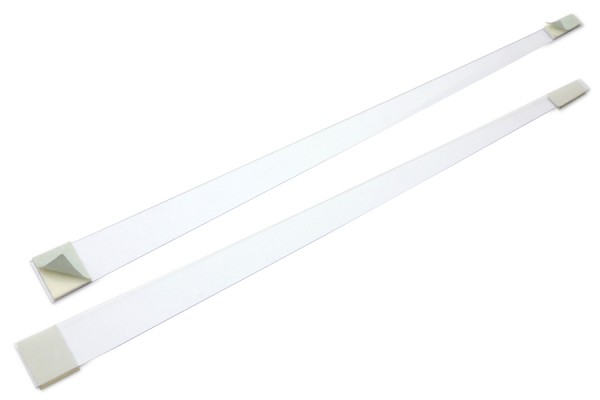 Regalwobbler aus Kunststoff, 200 mm, transparent, mit 2 Klebeflächen