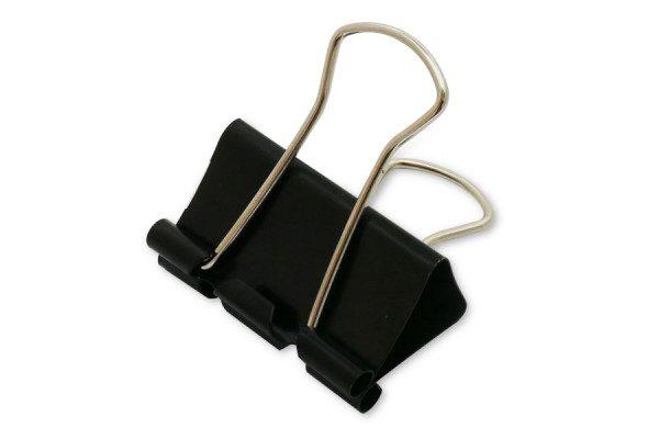 Foldback-Klammern / Vielzweckklammern, 32 mm breit, schwarz