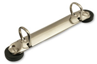 Meccanismi per raccoglitori ad anelli magnetici,<BR> DIN A4 / A5,<BR> forma a D, con 2 anelli