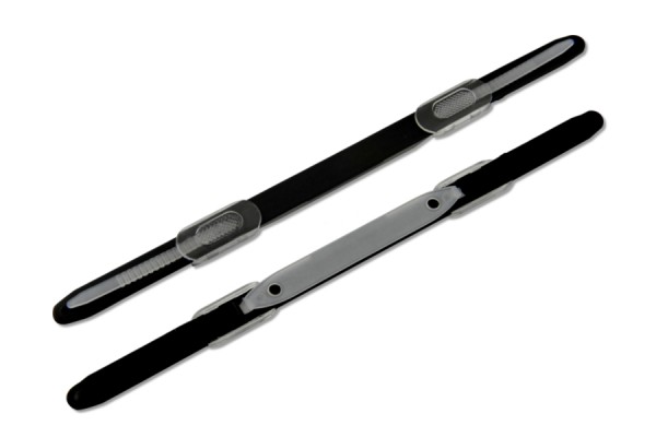 Fermi per rilegatura in plastica, nere