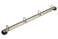 Meccanismi per raccoglitori ad anelli magnetici,<BR> DIN A4<BR> forma a D, con 4 anelli