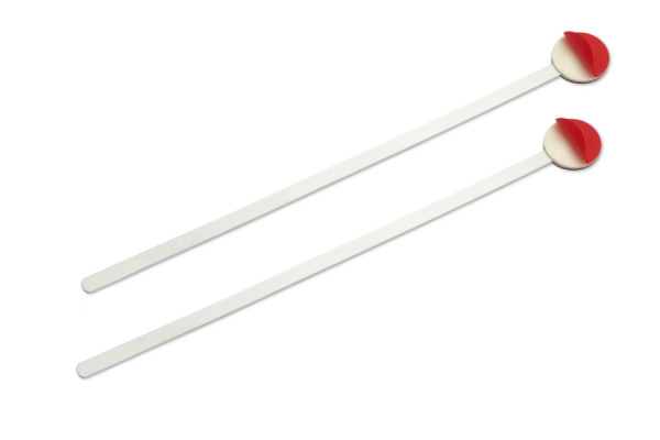 Linguette Dekolift in metallo, larghezza circa 160 mm, rivestite in plastica, con 2 superfici adesive