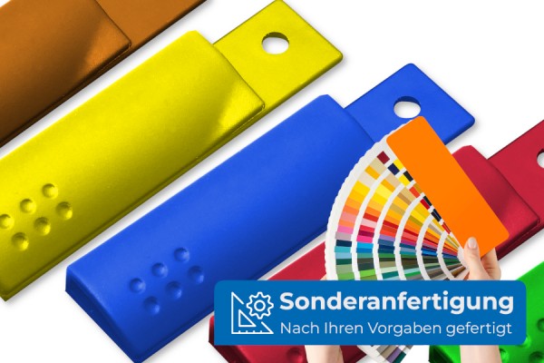 Profili a molla, 65 mm, colorati secondo RAL