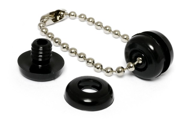 Kunststoff-Druckösen schwarz