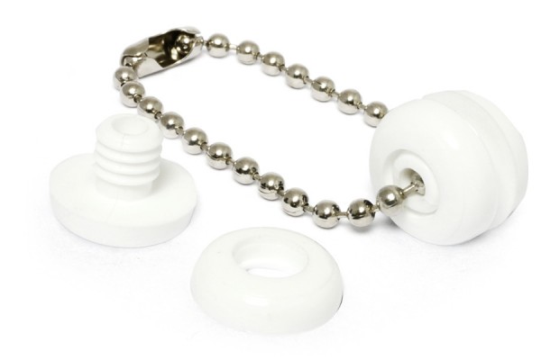 Kunststoff-Druckösen weiss