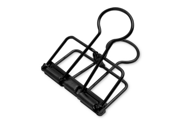 Design Drahtklammern, 32 mm breit, schwarz