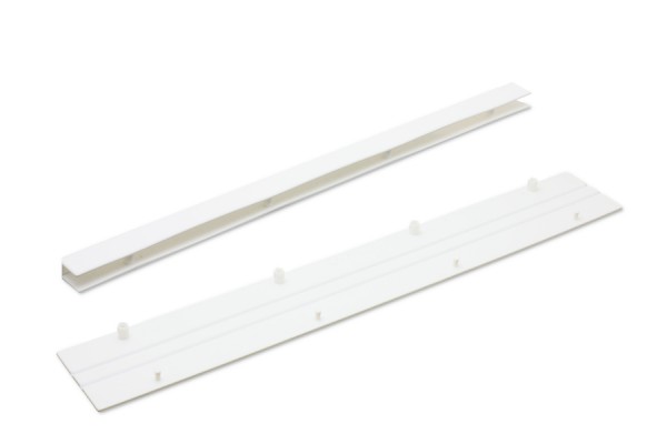 Meccanismi a incastro in plastica, bianco