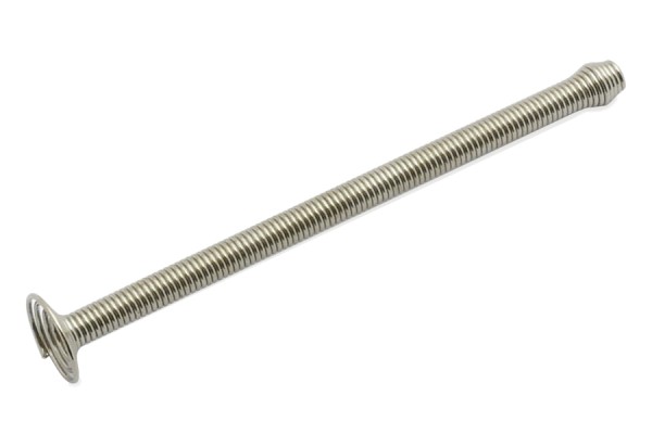 Molle a spirale con bordino, 65 mm, nichelate