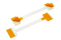 Wobbler per scaffali<BR> in plastica, <BR>75 mm, trasparente, <BR>con 2 superfici adesive