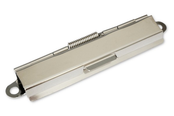 Morsetti a blocco continui, larghezza 100 mm, nichelati