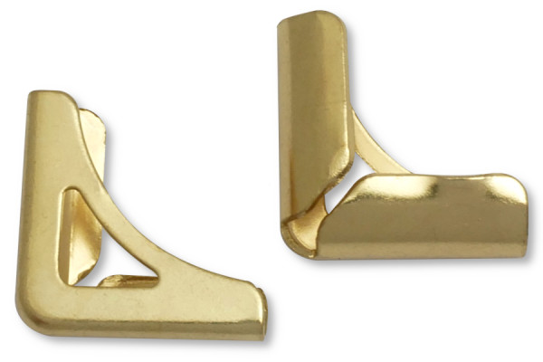 Buchecken, passiviert, 14 mm Schenkellänge, 3,5 mm Fassung